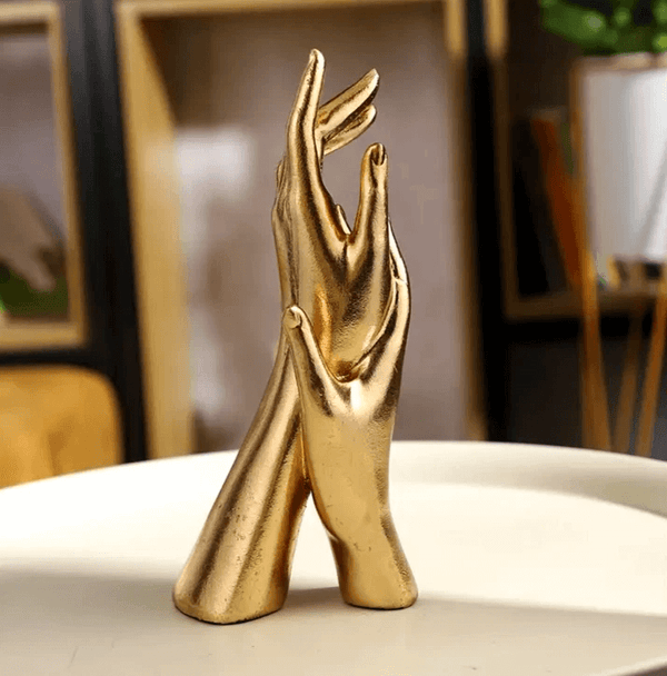hand sculpture Resin, hard plaster, beeswax candle mold 09-78