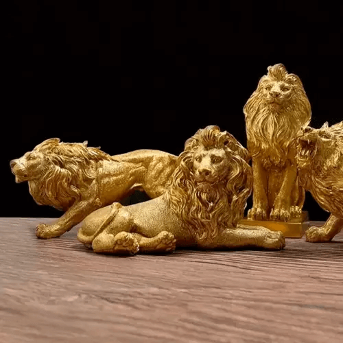 Lying lion Resin, plaster, candle, soap mold