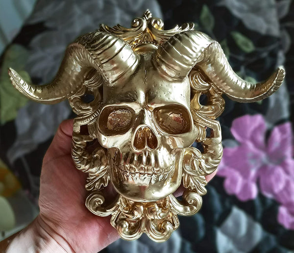 Resin, gypsum, soap, candle mold, Large Skull silicone mold
