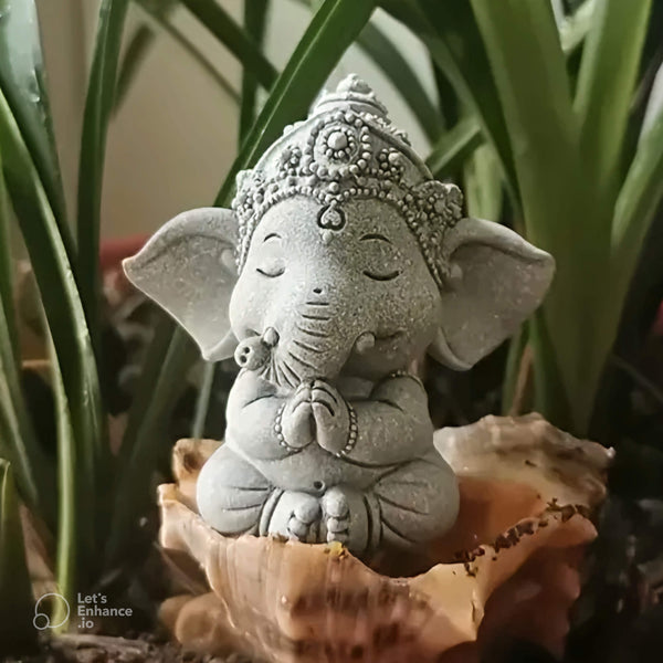 Small Ganesha Ganesh Resin, plaster, soap, candle mold 0-99