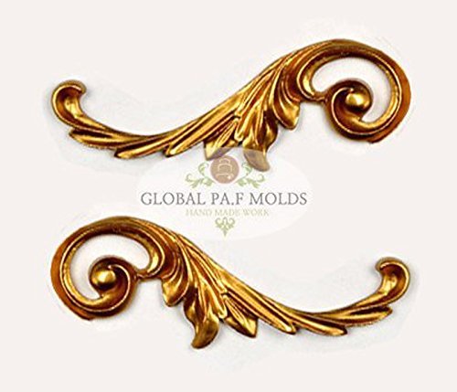 scroll Sugarcraft Molds Polymer Clay Cake Border Mold Soap Molds Resin Candy Chocolate Cake Decorating Tools