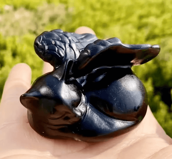 Angel cat silicone mold with wings, designed for creating celestial memorial figurines, made from high-quality silicone for resin crafting.

