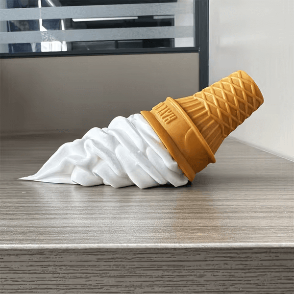 Ice Cream Cone Sculpture 2 parts silicone mold Resin mold 0-9