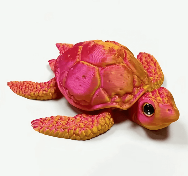 Making a small baby turtle with a bumpy shell and wide eyes using silicone mold for resin or beeswax candle casting