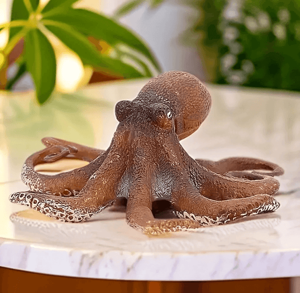 Realistic octopus figure with detailed tentacles and lifelike skin texture, created using silicone mold – perfect for Resin Making