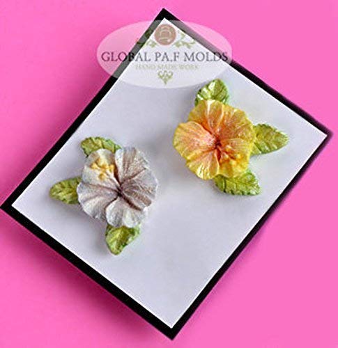 Mini Hibiscus mold Sugarcraft Molds Polymer Clay Cake Border Mold Soap Molds Resin Candy Chocolate Cake Decorating Tools