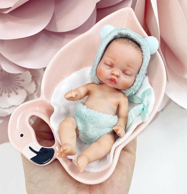silicone, resin baby doll making mold,3D nake baby mold 0-965