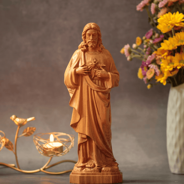 8 in Jesus Resin, plaster, soap, candle mold