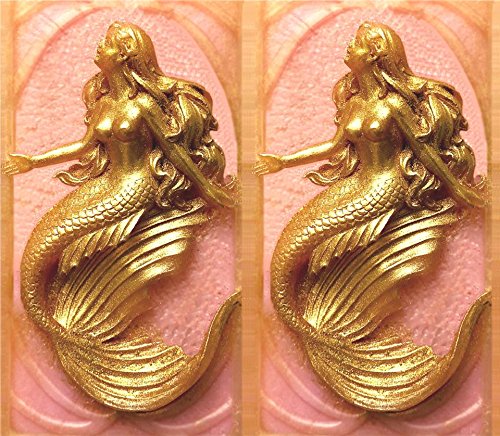 Sugarcraft Molds Polymer Clay Cake Border Mold Soap Molds Resin Candy Chocolate Cake Decorating Tools 1 Piece Mermaid mold 8-89