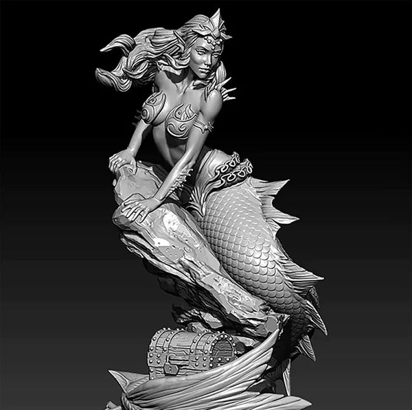 Resin mold Mermaid silicone mold h: 10 cm,4 in