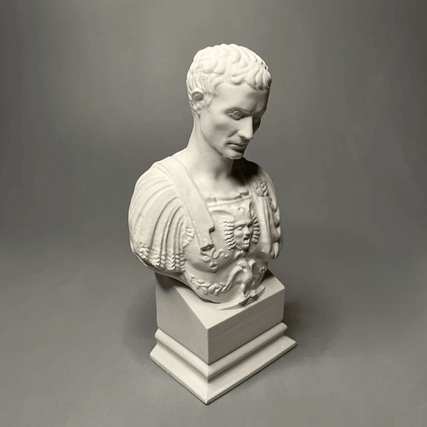 Julius Caesar Resin, plaster, candle, soap mold