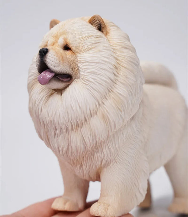 Chow Chow Cute Dog Animal Figure Resin, hard plaster mold