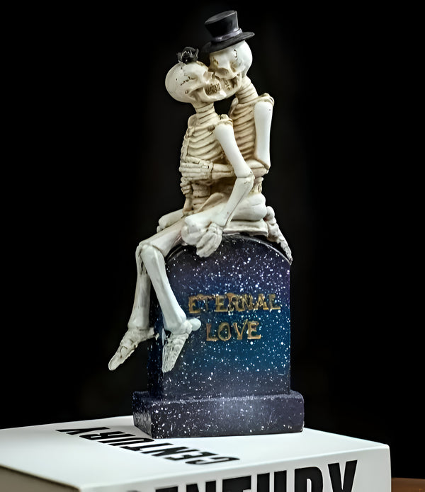 Skeleton Couple Resin, plaster, soap, candle silicone mold 0-86