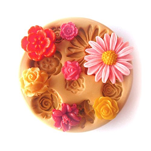 Sugarcraft Moulds Polymer Clay Cake Border Mold Soap Moulds Resin Candy Chocolate Cake Decorating Tools mini mould 6-98