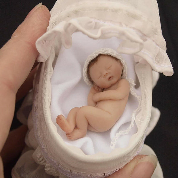 silicone, resin baby doll making mold,3D nake baby mold 0-08-8