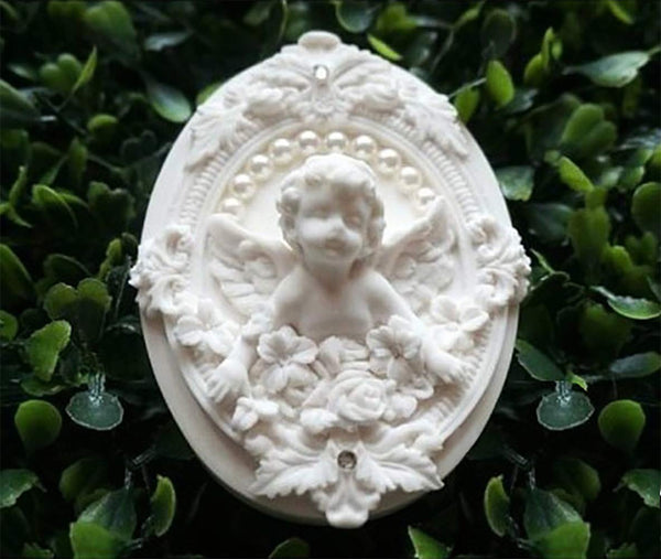 Cherub Mold 989-77 Sugarcraft Molds Polymer Clay Cake Border Mold Soap Molds Resin Candy Chocolate Cake Decorating Tools