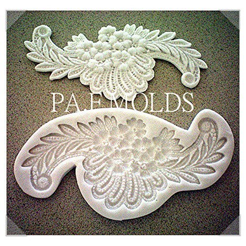 Elegant Lace MOLD 1-3,Sugarcraft Moulds Polymer Clay Cake Border Mould Soap Molds Resin Candy Chocolate Cake Decorating Tools