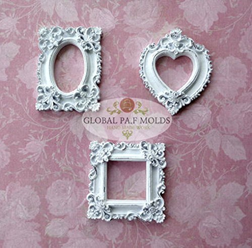 Frame Set Mold 2000-87865cd Sugarcraft Molds Polymer Clay Cake Border Mold Soap Molds Resin Candy Chocolate Cake Decorating Tools