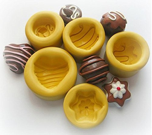 Candy Chocolate Set mold, Sugarcraft Moulds Polymer Clay Cake Border Mould Soap Molds Resin Candy Chocolate Cake Decorating Tools