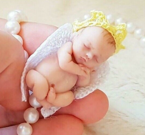 silicone, resin baby doll making mold,3D nake baby mold 0-433
