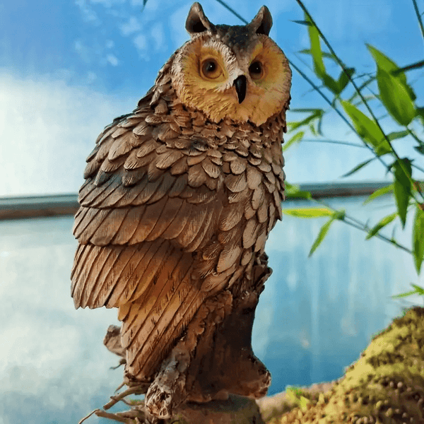 7 in owl Resin, plaster, candle, soap mold 0-9