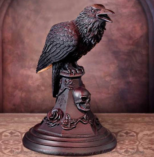 Black Raven Candle, resin, plaster, soap silicone mold