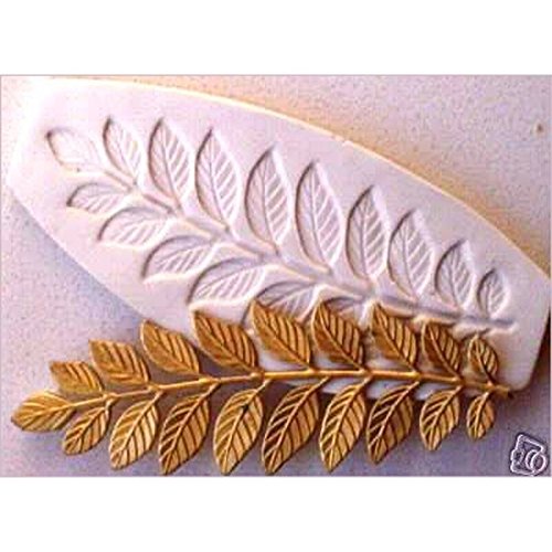 Large Frond Leaf mold Sugarcraft Molds Polymer Clay Cake Border Mold Soap Molds Resin Candy Chocolate Cake Decorating Tools