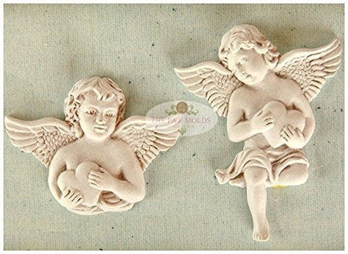 Angel Mold C 786-886r Sugarcraft Molds Polymer Clay Cake Border Mold Soap Molds Resin Candy Chocolate Cake Decorating Tools