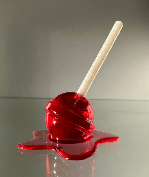 Resin mold Giant Melting Lollipop 2 parts silicone mold