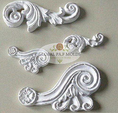 decoration mold zb 59 Sugarcraft Molds Polymer Clay Cake Border Mold Soap Molds Resin Candy Chocolate Cake Decorating Tools