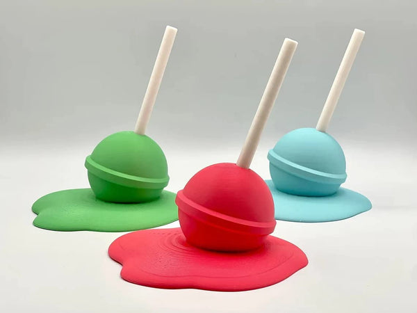 Resin mold Giant Melting Lollipop 2 parts silicone mold