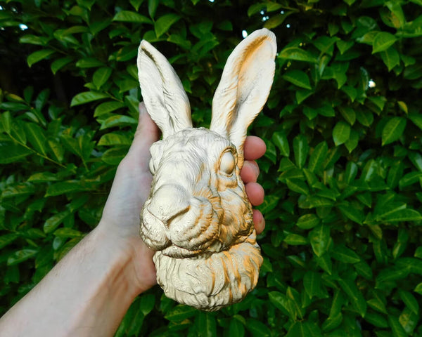 Rabbit Head Resin, plaster, soap, candle mold