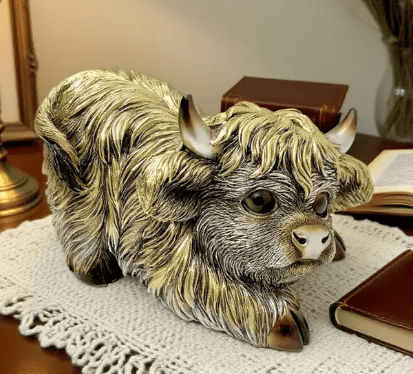 Highland cattle silicone mold Resin, plaster, soap, candle mold 0-974