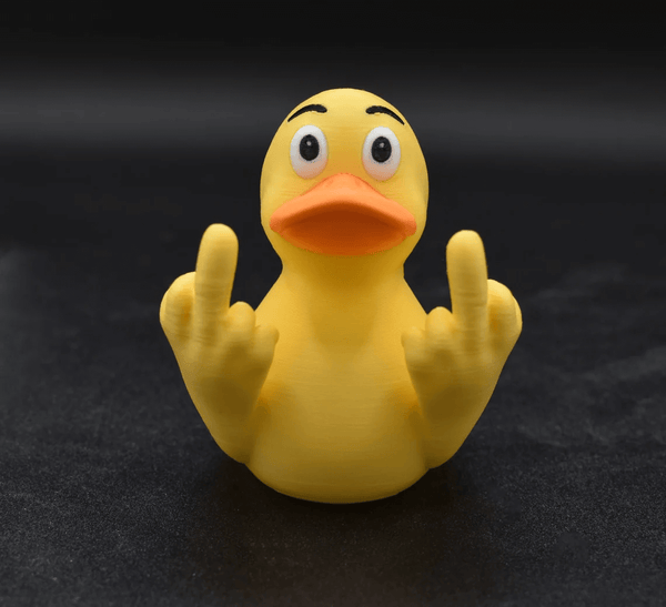 6 in Middle Finger Duck Resin mold