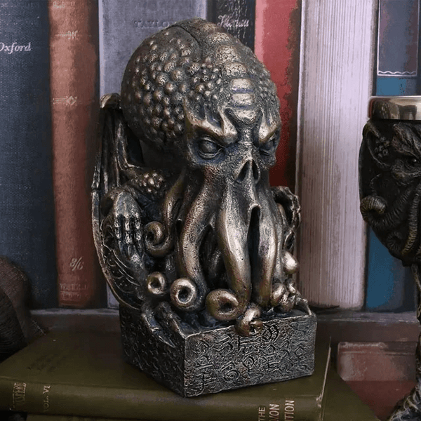 Vintage Skull Cthulhu Statue Resin, plaster, soap, beeswax candle mold