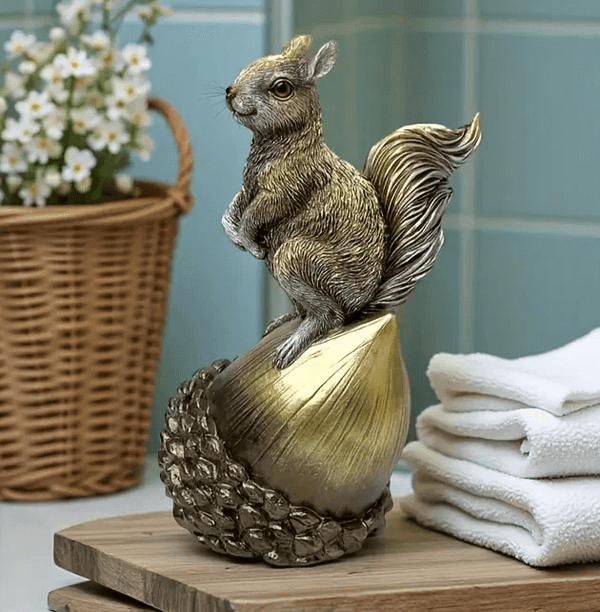 Realistic Squirrel Silicone Mold,Resin, plaster, candle, soap mold