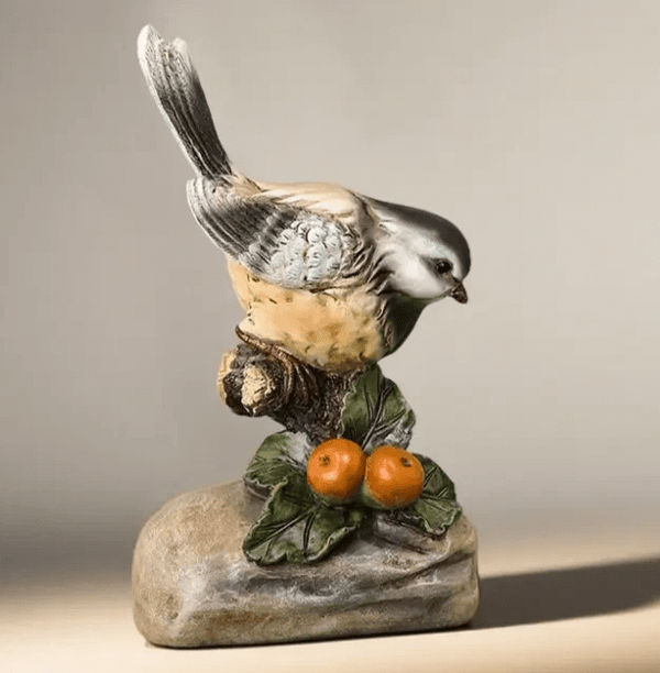 “The Great Tit, a symbol of good luck”Resin, plaster, soap,candle silicone mold