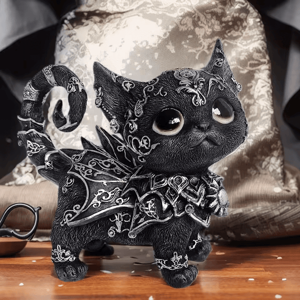 cat Resin, plaster, beeswax candle silicone mold