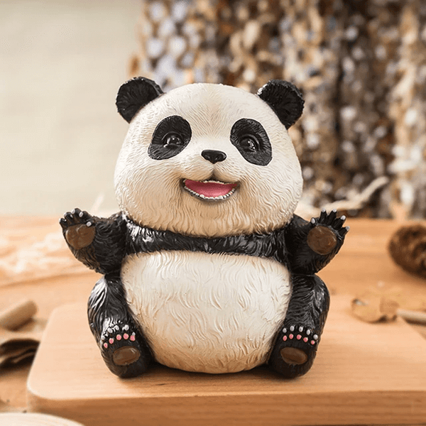 cute panda Figurine mold Resin, plaster, candle, soap mold