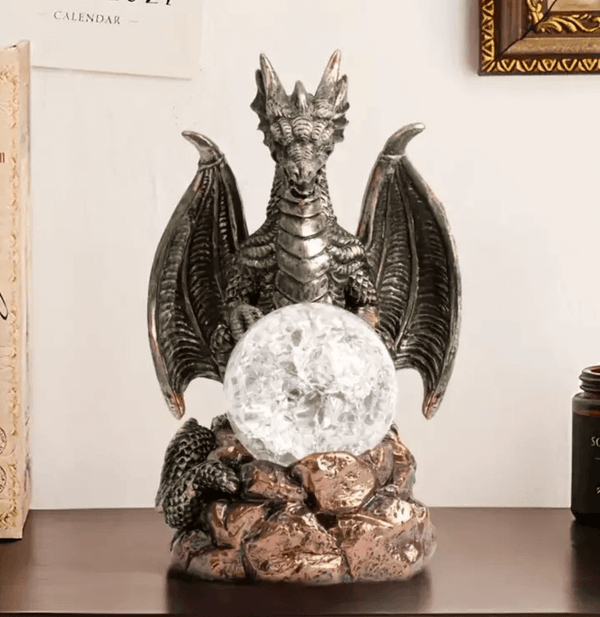 Dragon mold Resin, plaster, soap, beeswax candle mold 80-9