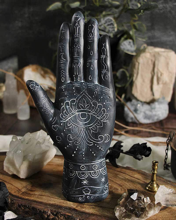 8 in Hamsa Hand Resin, plaster, soap, candle mold