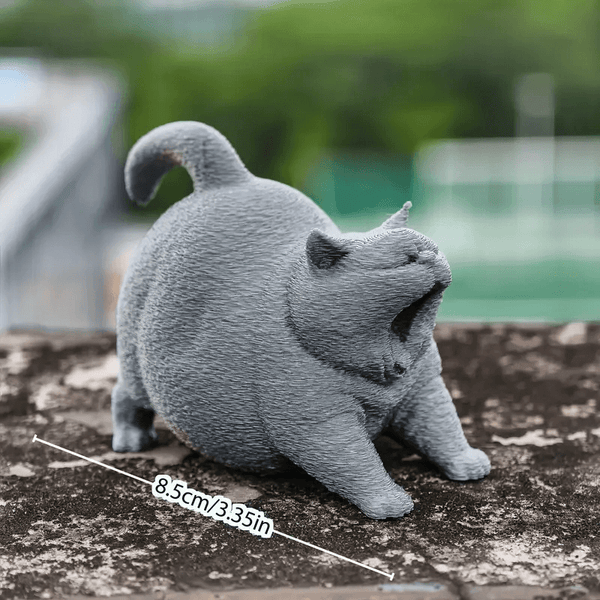fat cat Resin mold, silicone mold