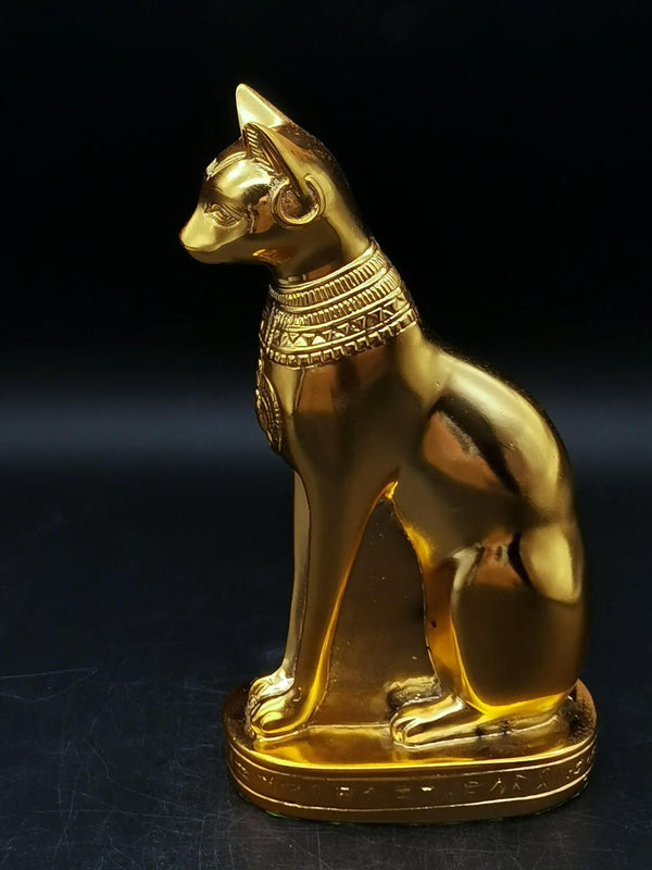 Big size 9.5" Egyptian Bastet Cat Resin,beeswax candle, soap mold