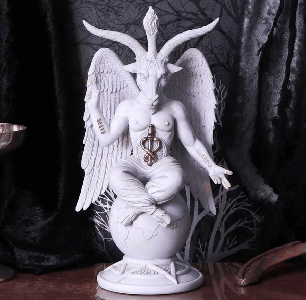 10 in Baphomet Resin,hard plaster, beeswax candle mold