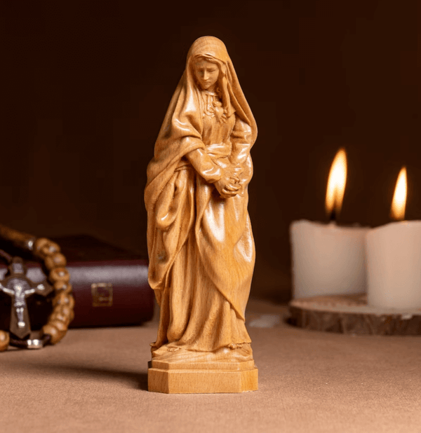 8 in Virgin Mary Resin, plaster, soap, candle mold