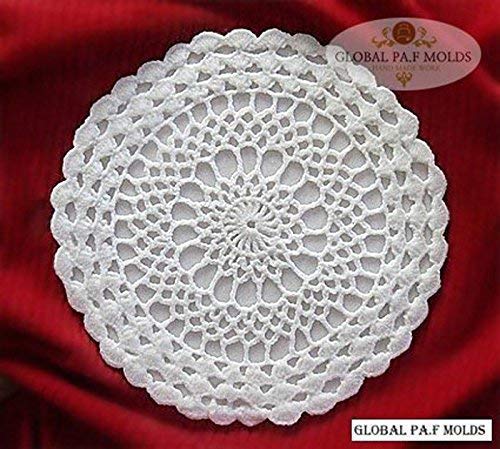 Handmade Silicone Fondant Mold Doily lace Mold 11-8