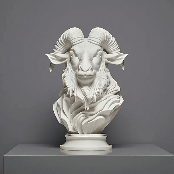 Sheep statue Resin, plaster, candle, soap silicone mold 0-927
