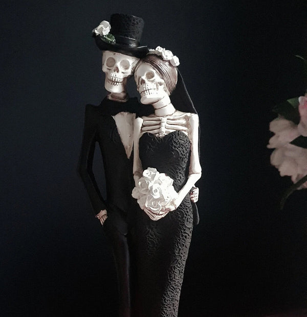 Couple Halloween Day of the Dead Resin, plaster, soap, beeswax candle mold