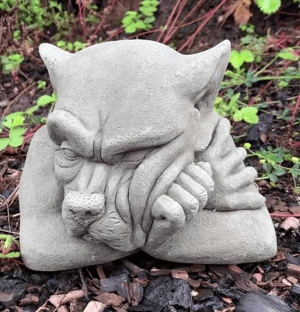 gargoyle dog figure Resin, plaster, candle, soap mold