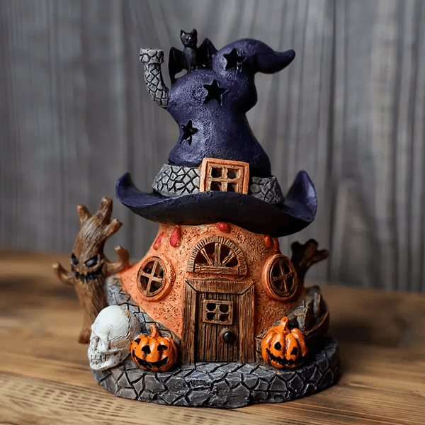 Gothic Witch Hat, Pumpkin & Haunted House Resin, plaster, soap, candle mold